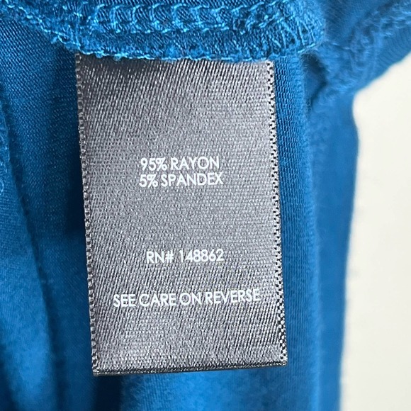 Torrid Mini Super Soft Tee Shirt Dress Teal Blue Plus Size 1X - Picture 6 of 7